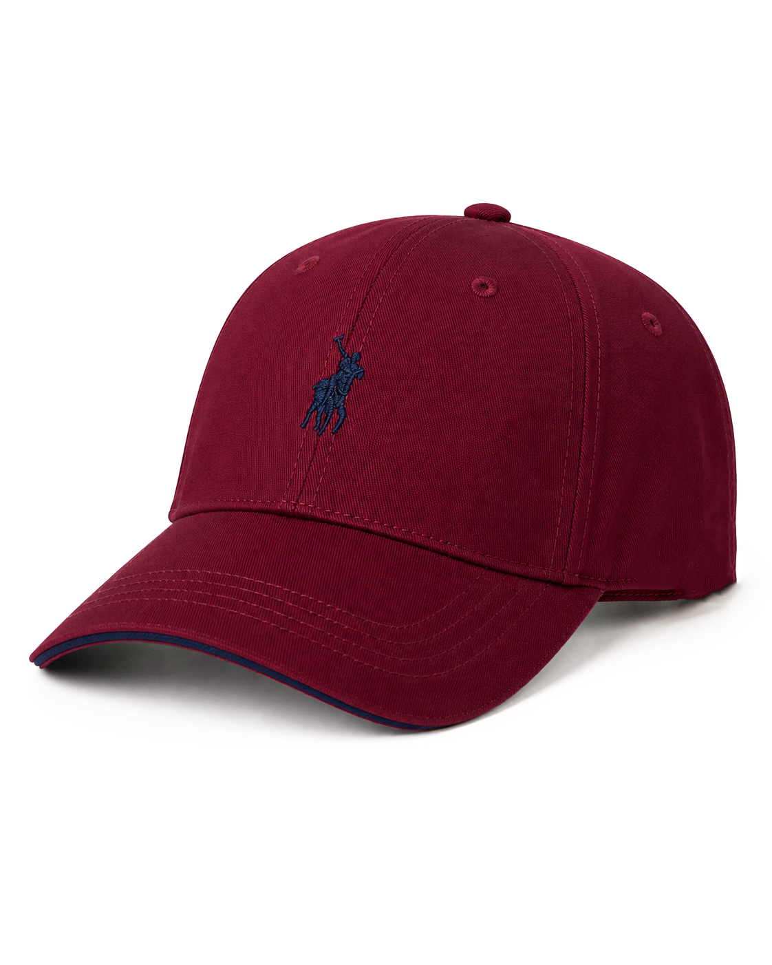 Polo 6 Panel Classic Peak Cap Red