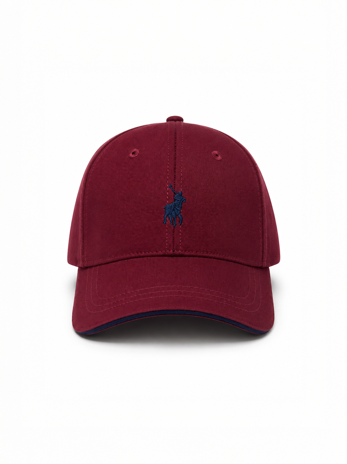 Polo 6 Panel Classic Peak Cap Red