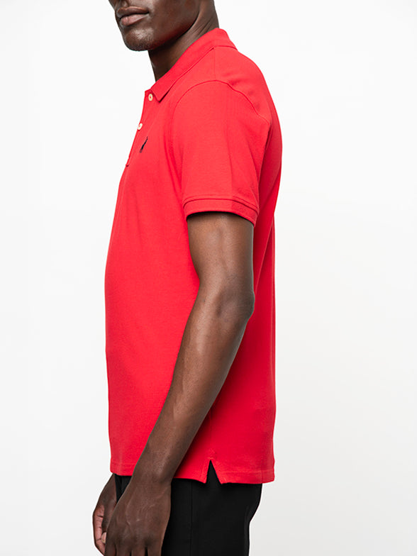 Polo Carter Essential Pique SS Golfer Red