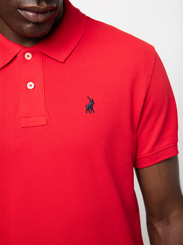 Polo Carter Essential Pique SS Golfer Red