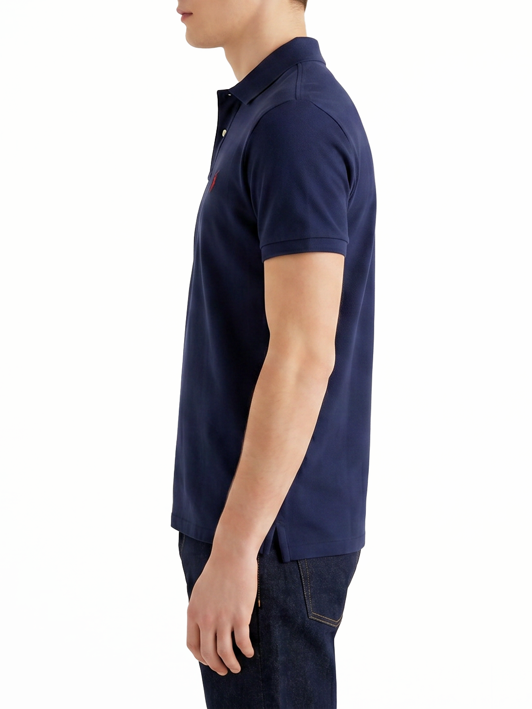 Polo Carter Essential Pique Ss Golfer Navy