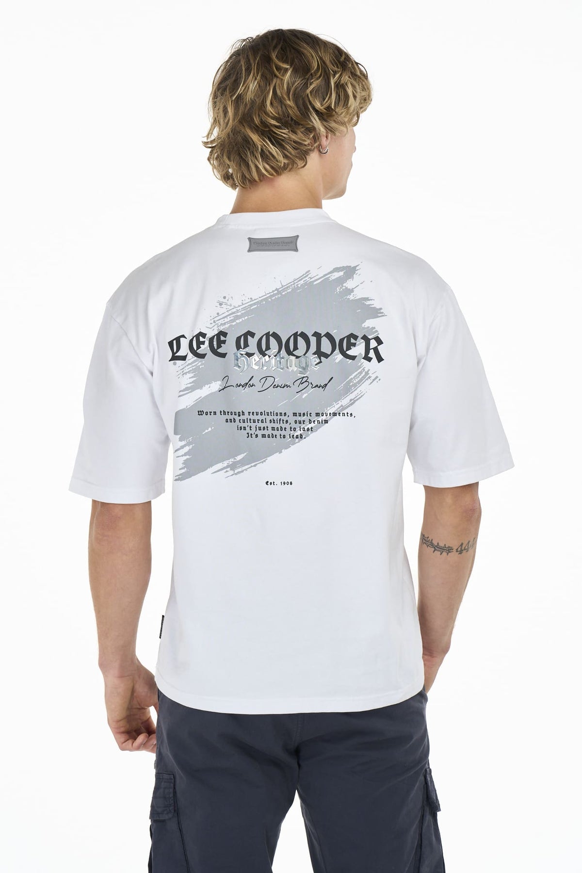 Lee Cooper Sibusiso Tee White
