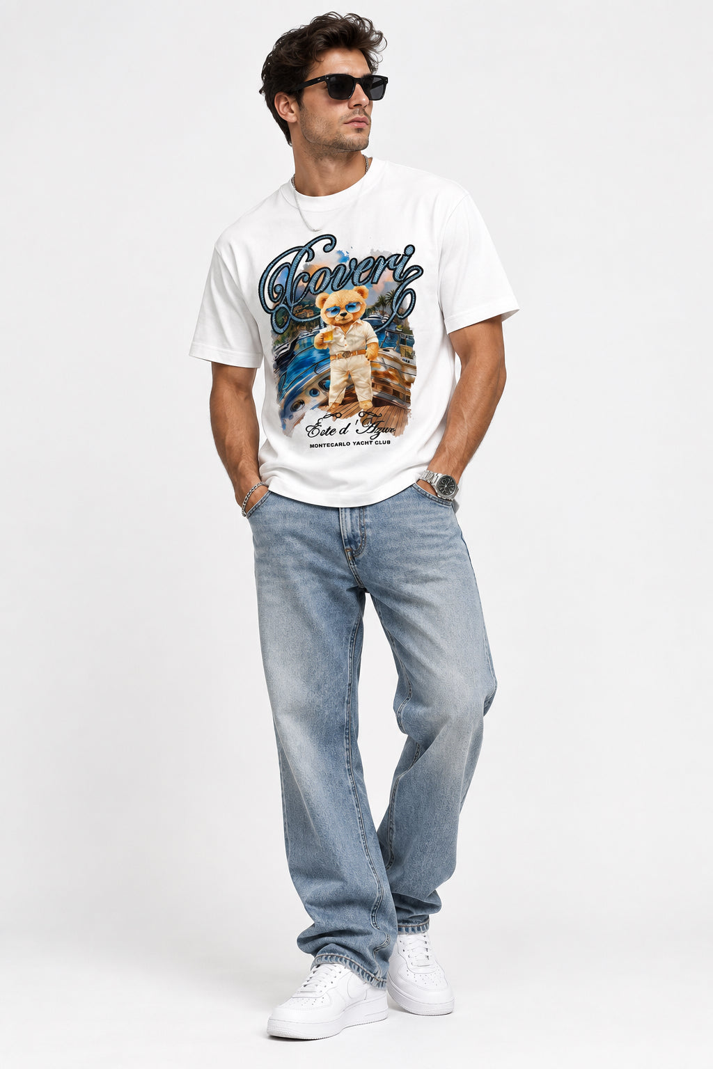 Enrico Coveri Bling T-Shirt 017 White