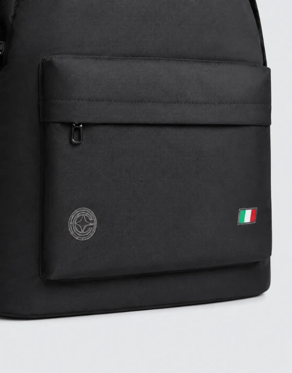 Black Covali Capita Backpack for men, stylish and functional luggage with multiple compartments and adjustable straps.