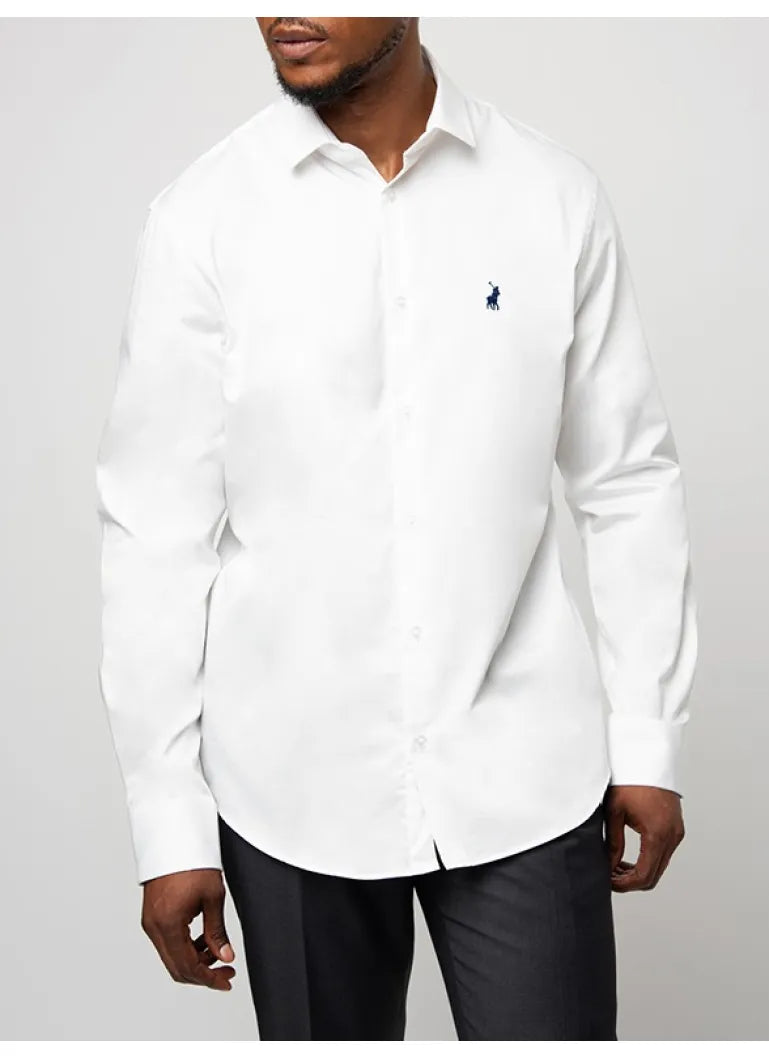 Polo Custom Fit Greig Shirt White