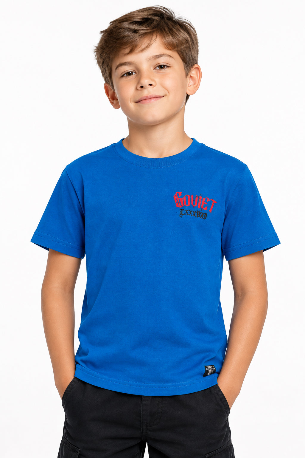 Soviet Cypher Kids Tee Mosiac Blue