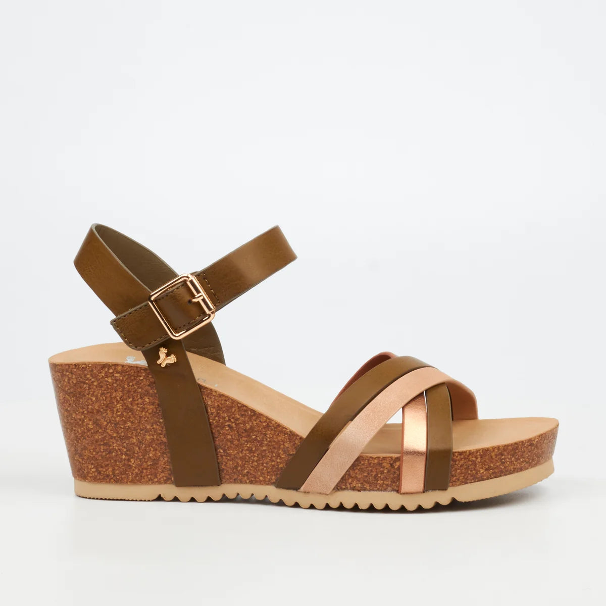 Butterfly Franky 1 Wedge Olive