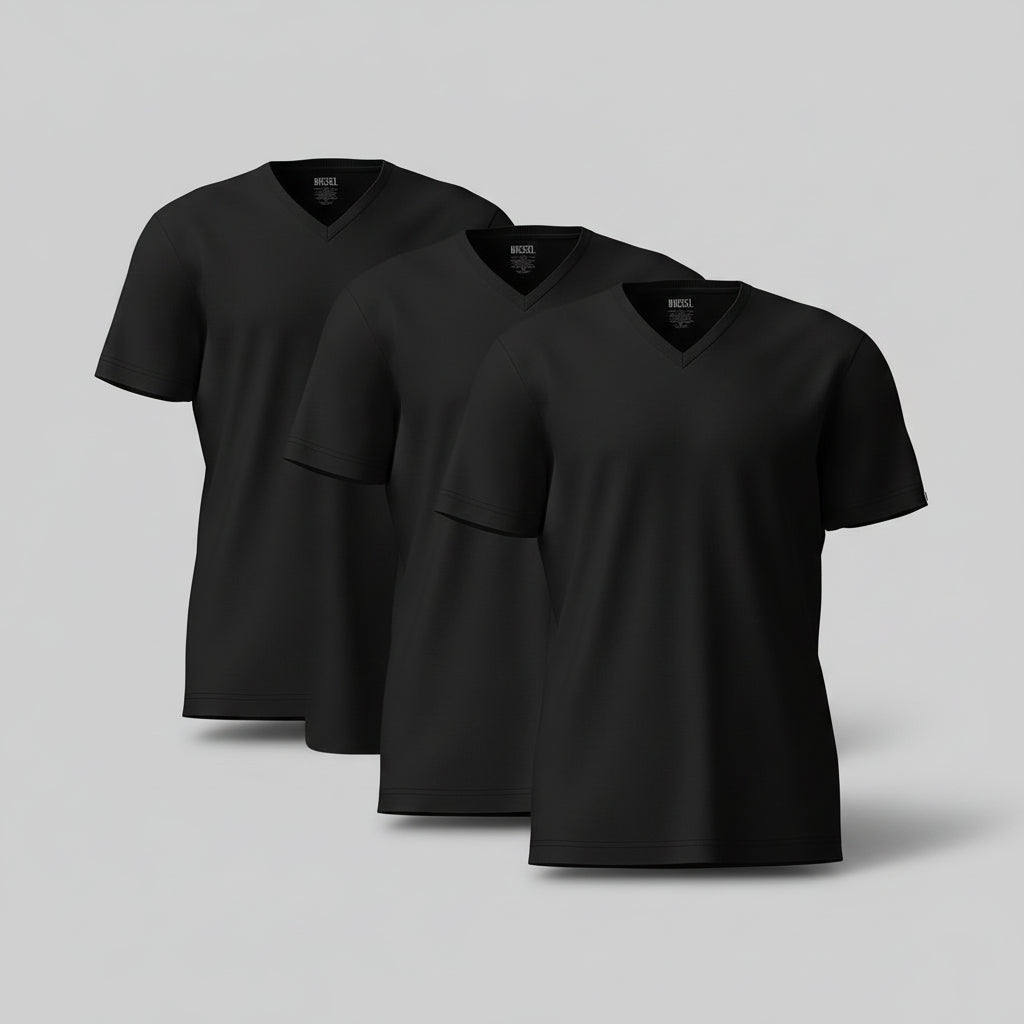 Diesel Michael Core 3-Pack Tees Black