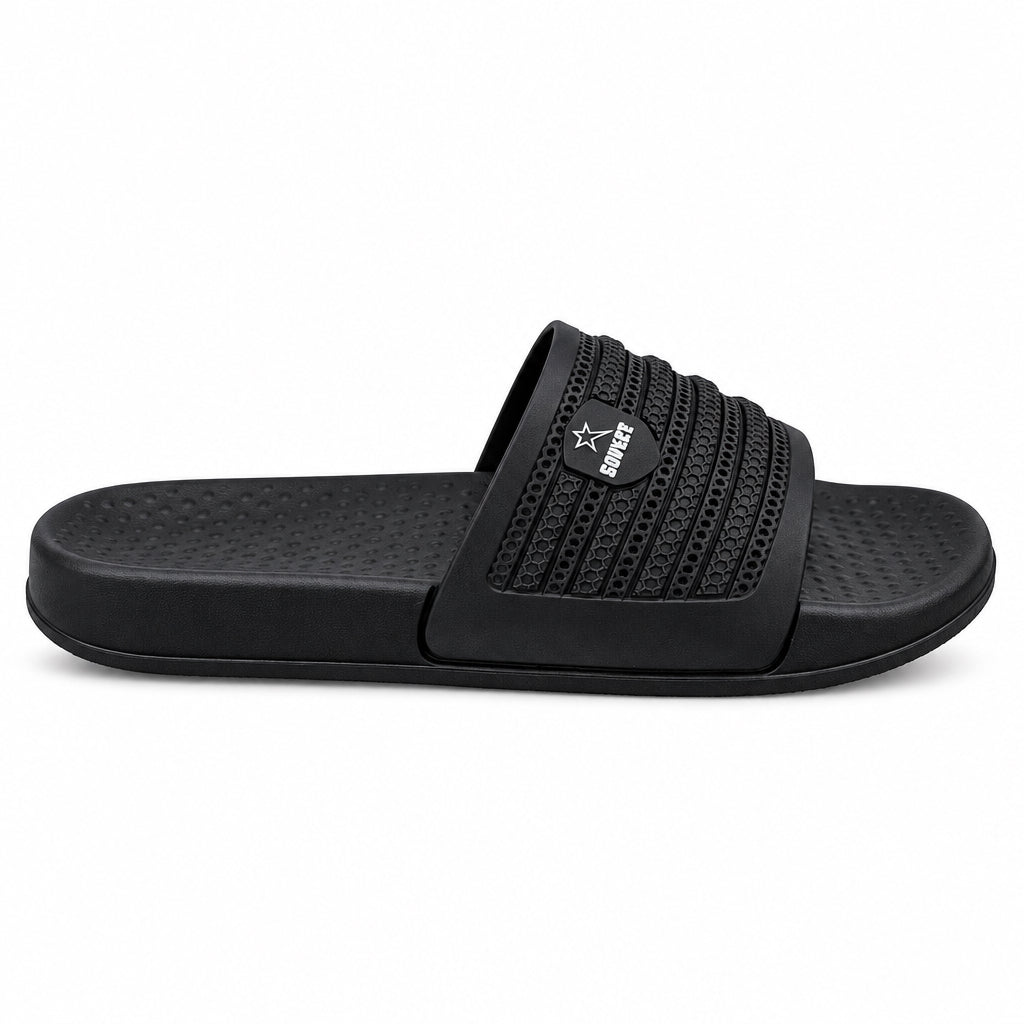Soviet Ash Black Mono Sandal