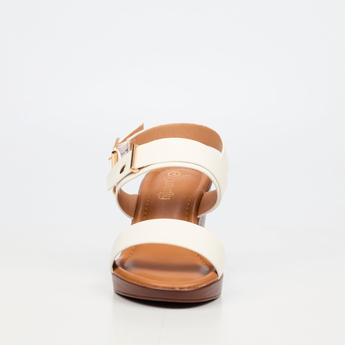 Butterfly Allora 4 Wedge Heel White