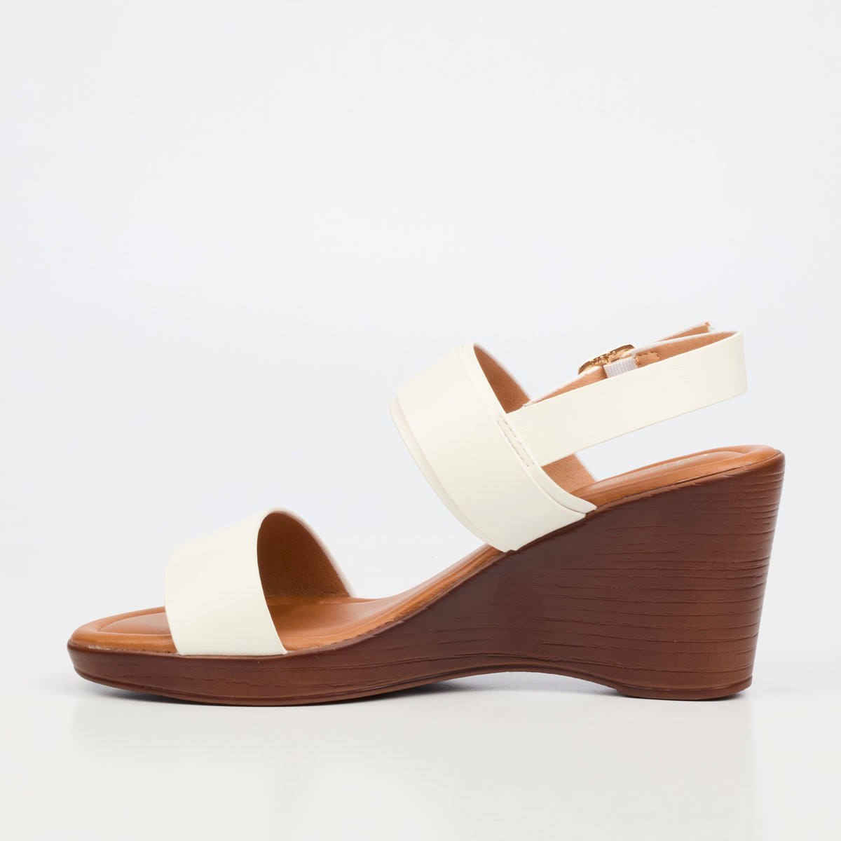 Butterfly Allora 4 Wedge Heel White