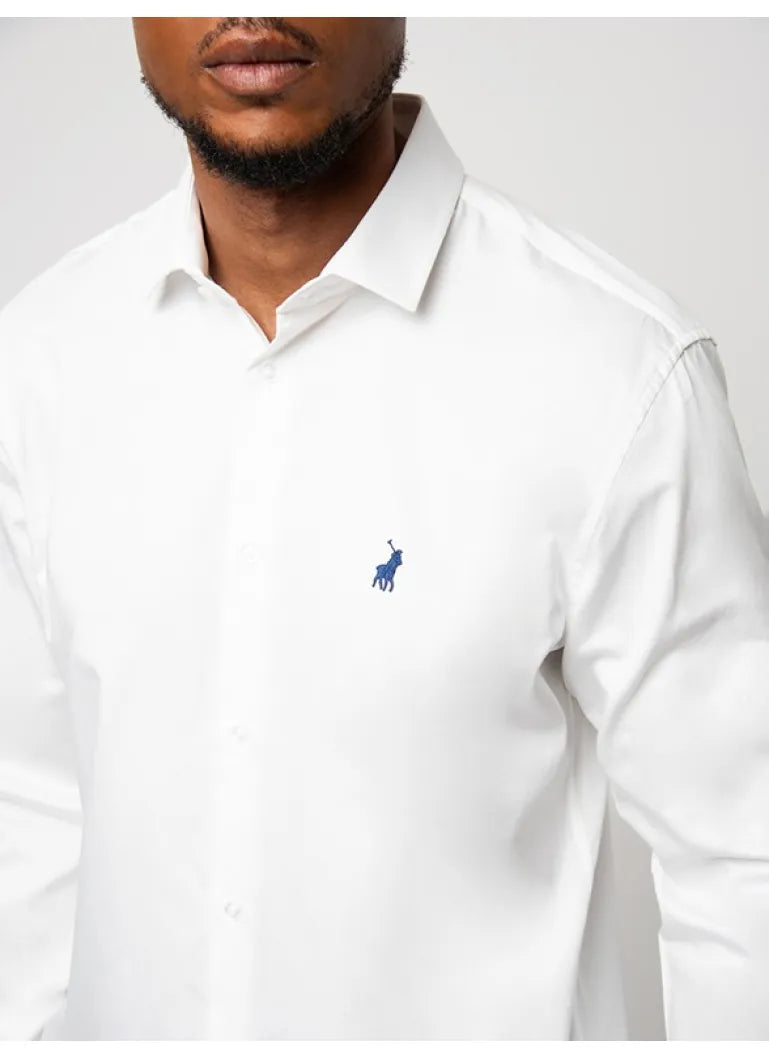 Polo Custom Fit Greig Shirt White