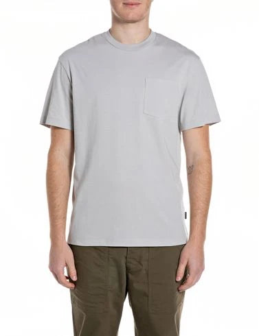 Replay M3371 Tee Pearl Grey