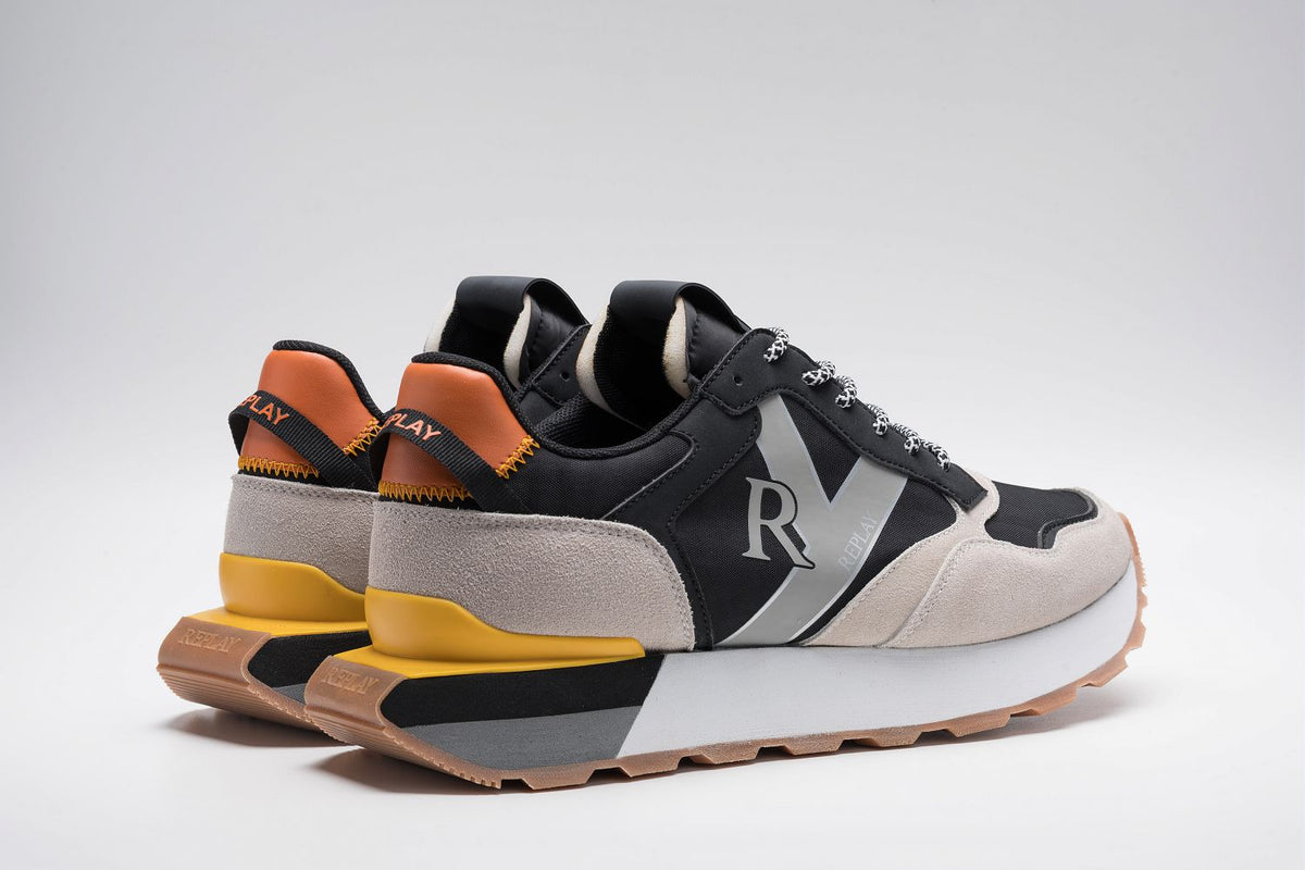 Replay Dean Circus Beige Black
