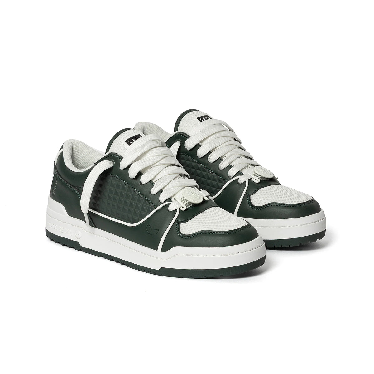 SPCC MDS Drifter Lo men's sneaker in dark fatigue green with low-top design and lace-up front