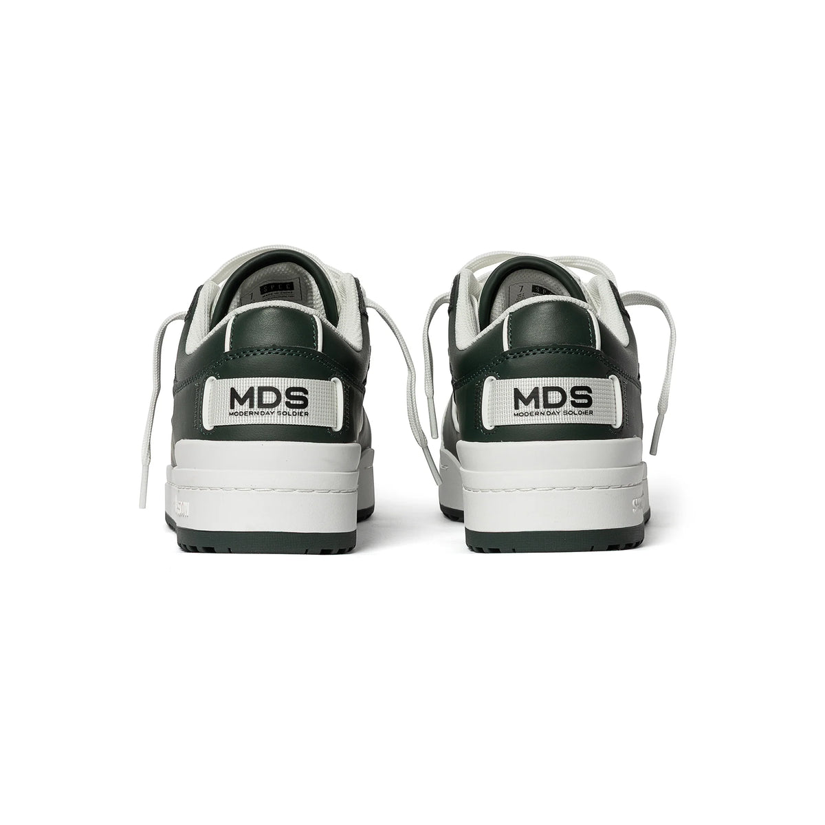 SPCC MDS Drifter Lo men's sneaker in dark fatigue green with low-top design and casual lace-up styling