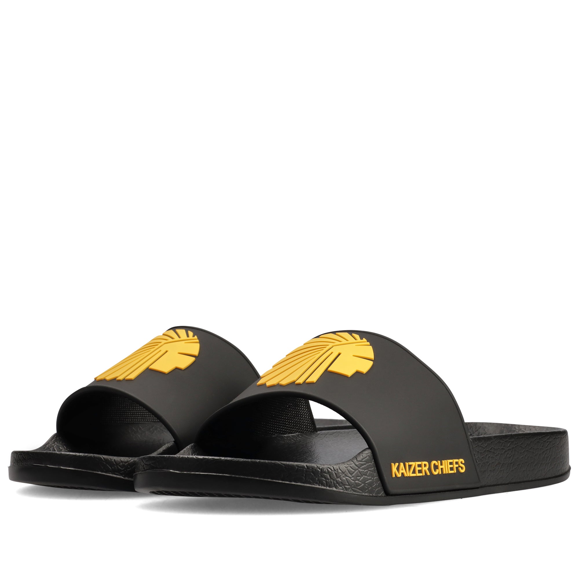 Kappa KC Slide Black/Yellow Saffron