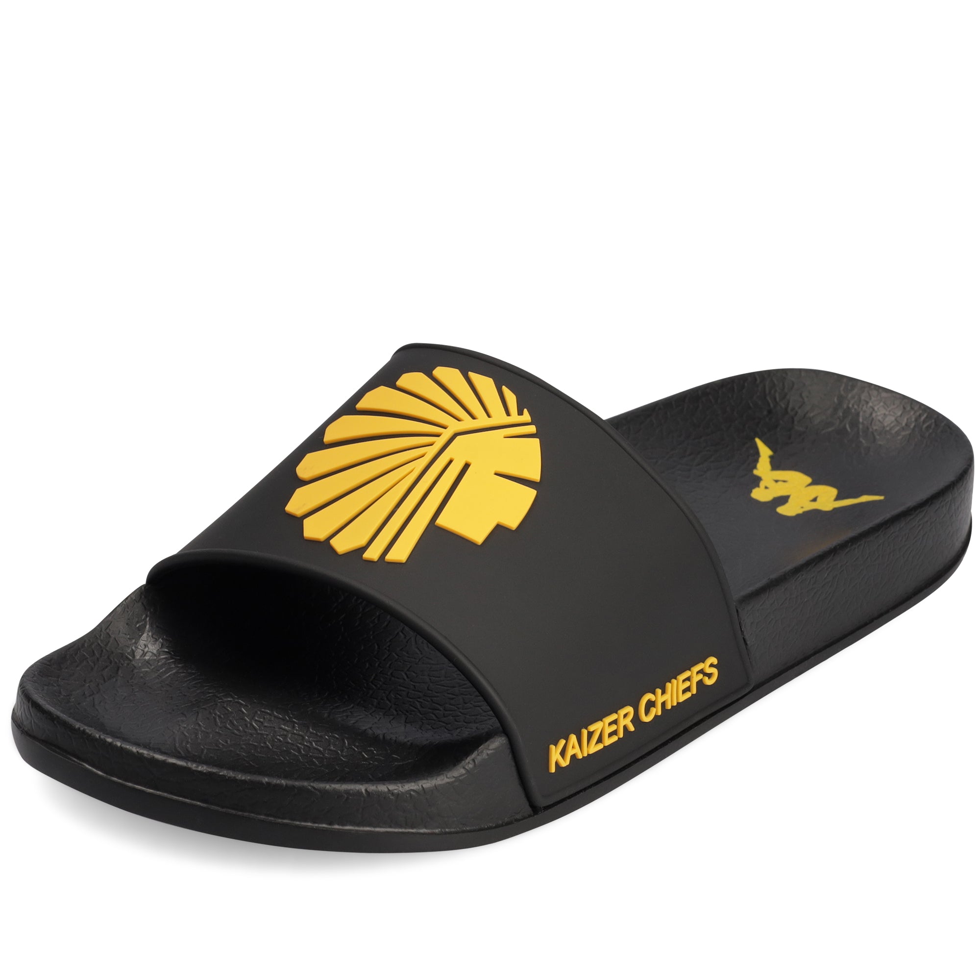 Kappa KC Slide Black/Yellow Saffron