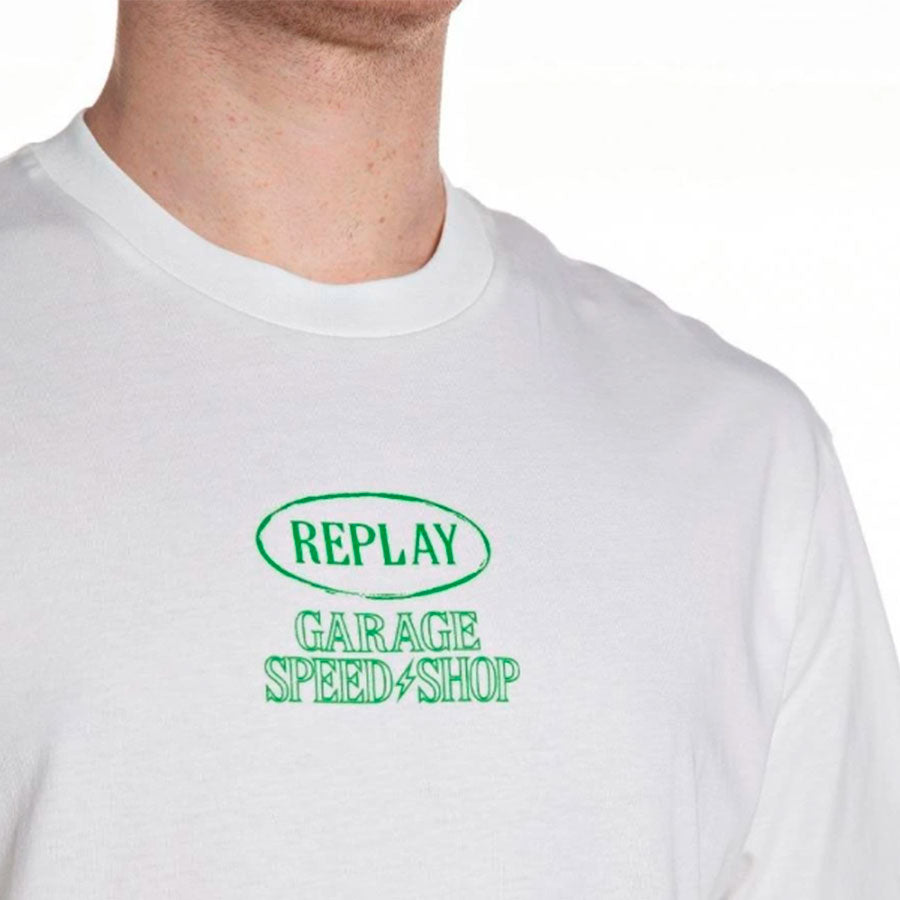 Replay M3348 Tee White