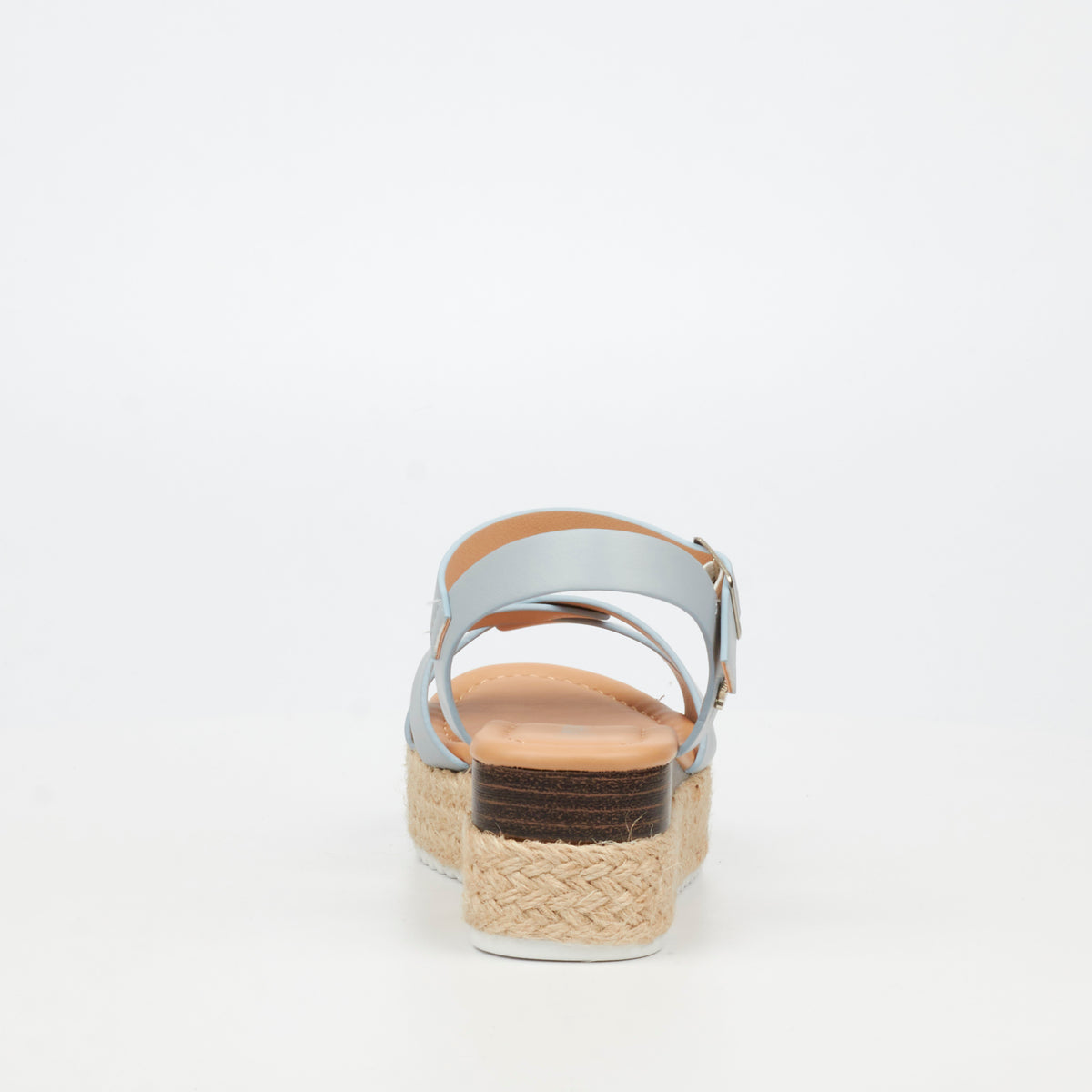 Blue Flutterby Girls Maggie 1 kids sandals by Butterfly Feet with open toes and adjustable straps, perfect for summer wear.