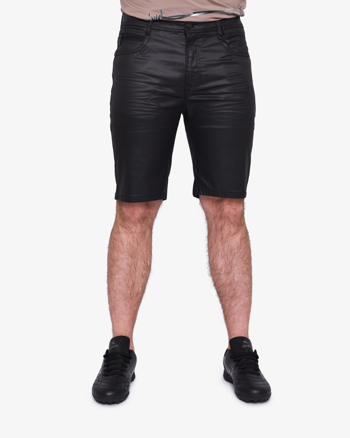 Soviet Daring Denim Short Black