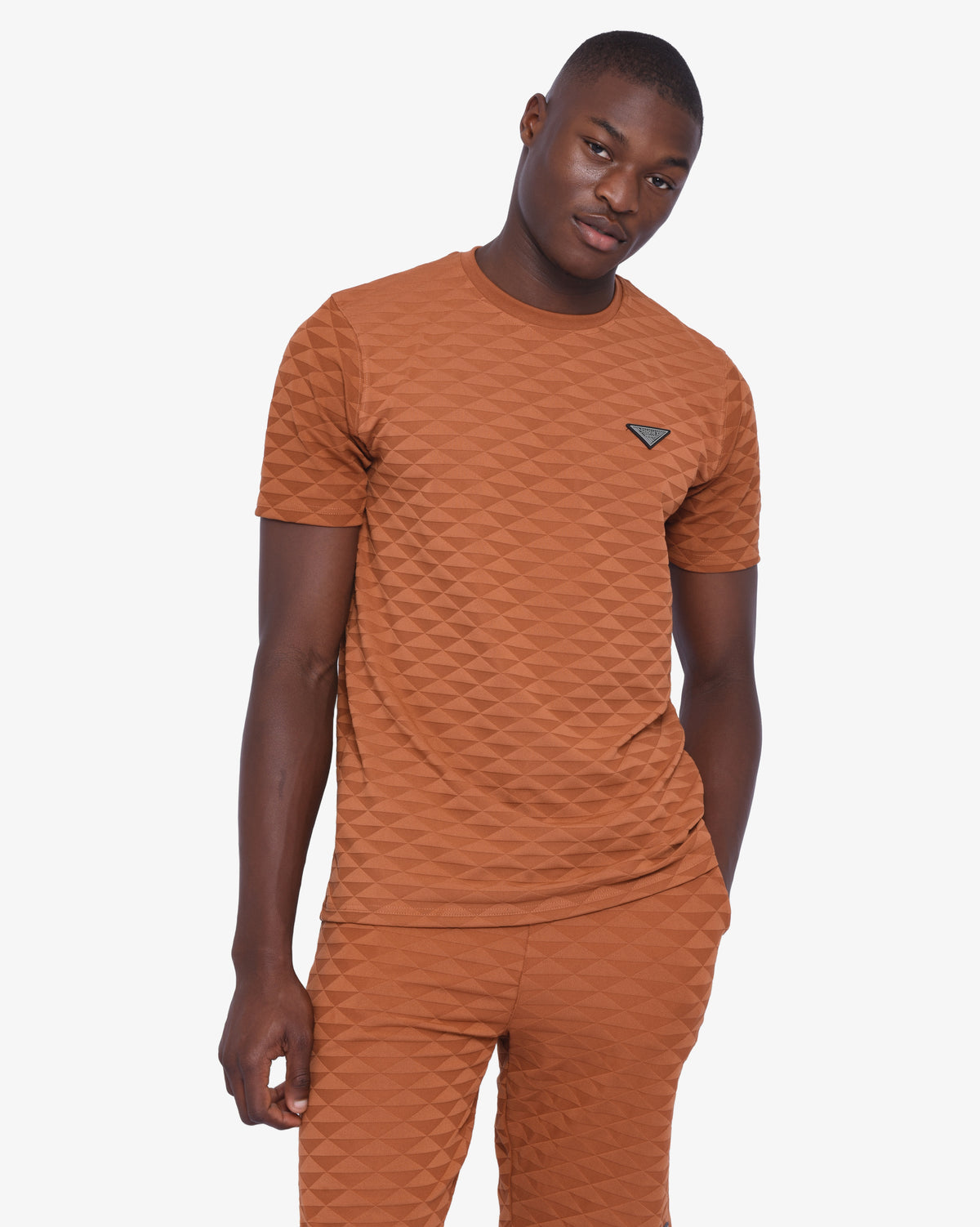 SOVIET Raiders men's T-shirt in caramel with Soviet Raiders graphic print