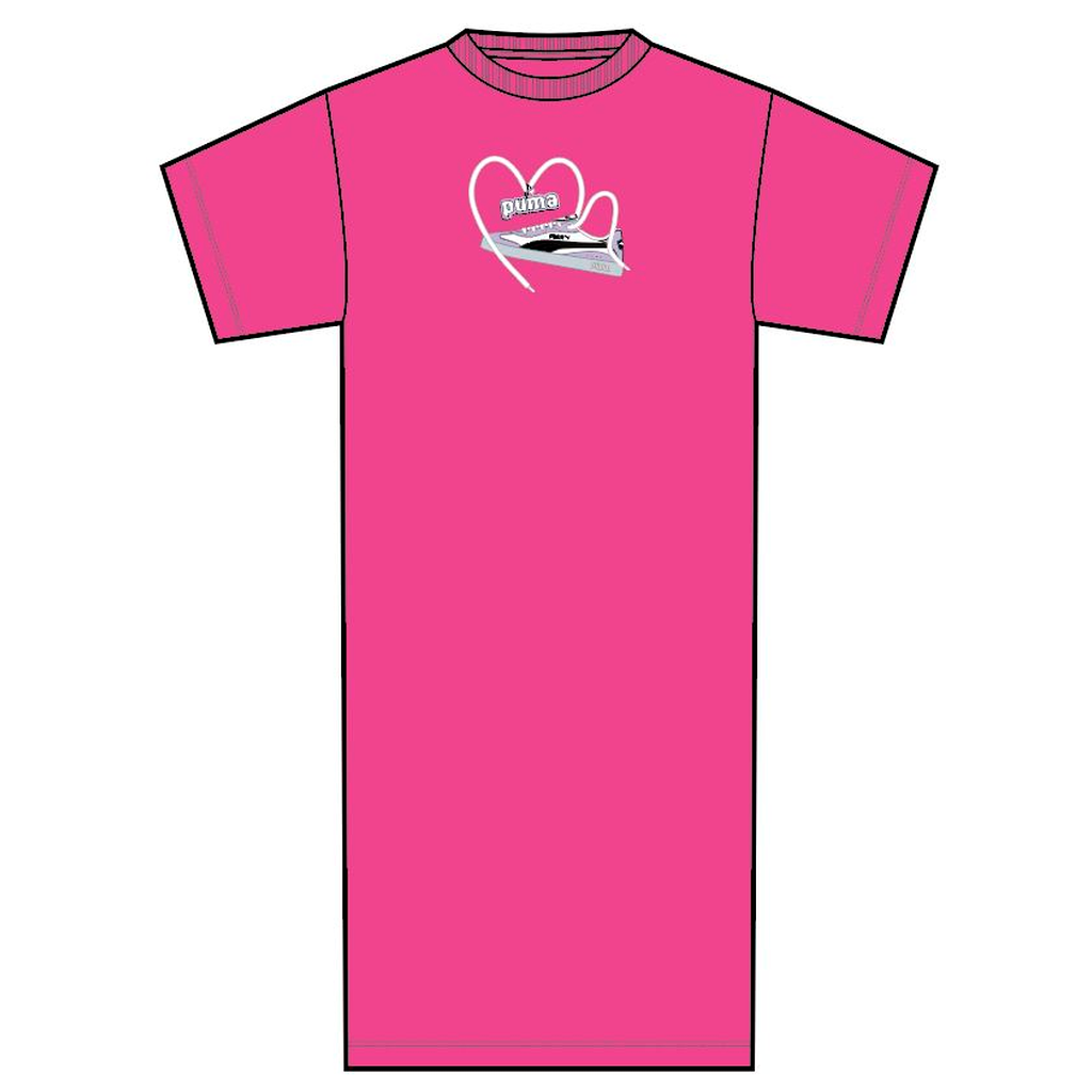 Puma Girls ESS Shoe Graphic Dress Pink Opal