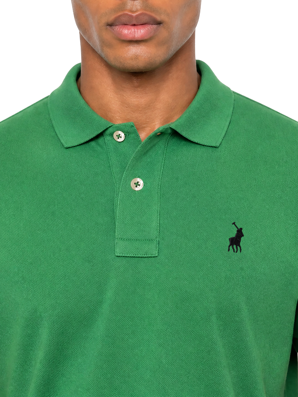 Polo Carter Essential Pique Ss Golfer Dark Green
