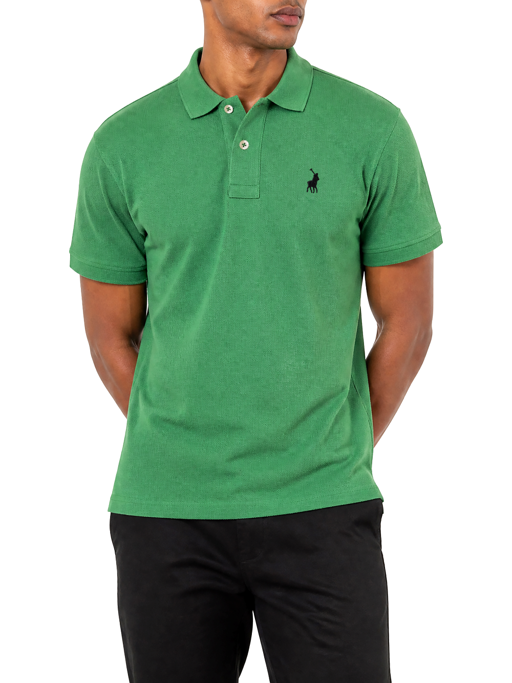 Polo Carter Essential Pique Ss Golfer Dark Green
