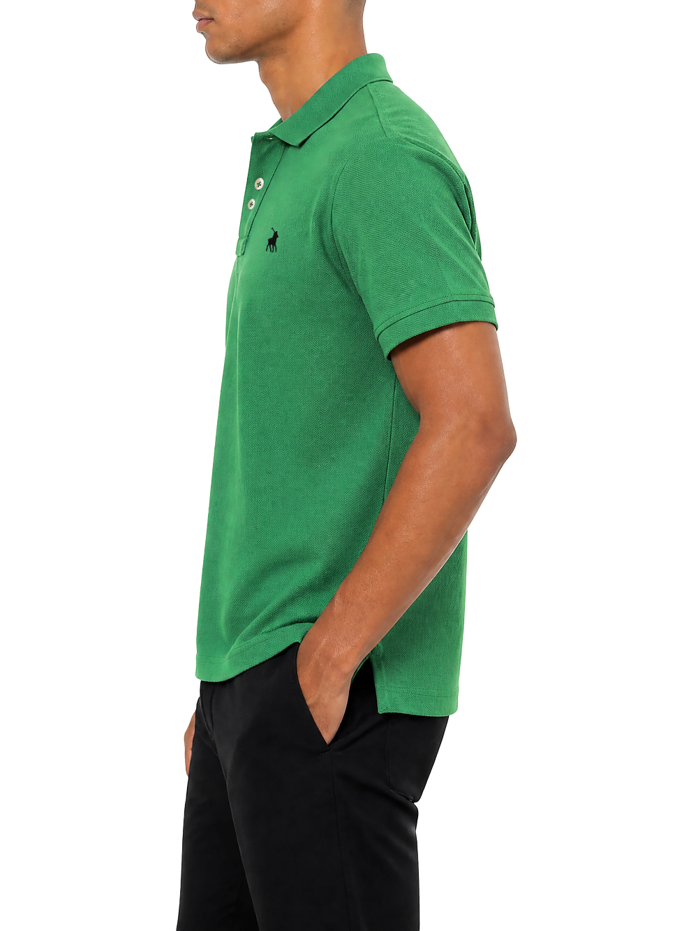 Polo Carter Essential Pique Ss Golfer Dark Green