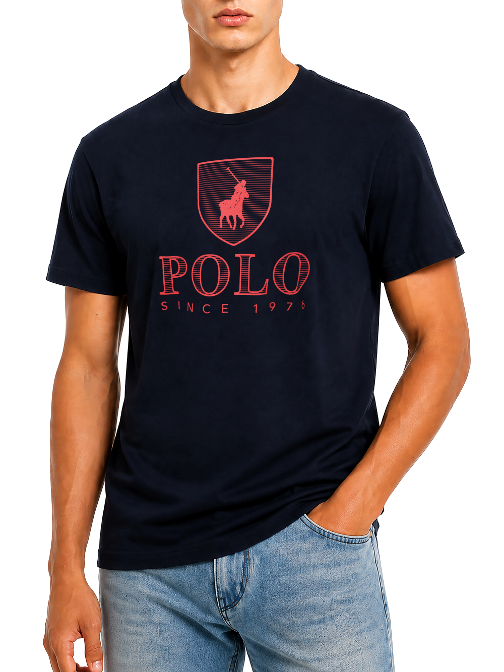 Polo Cm Cory Printed T-Shirt Navy