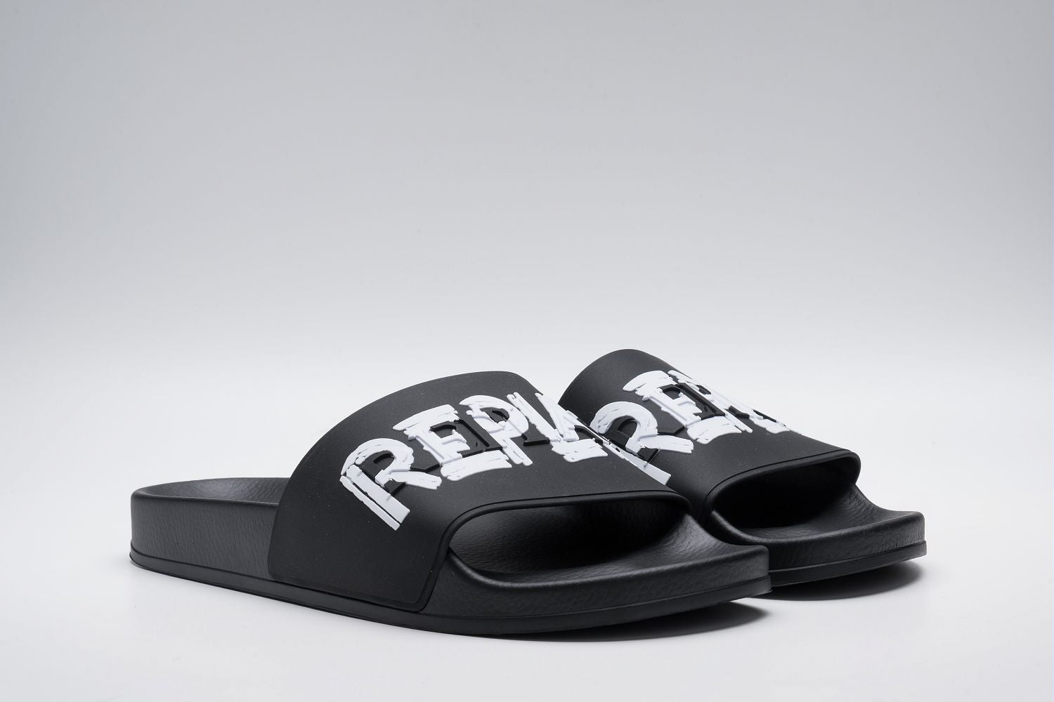 Replay Up Tag Black White