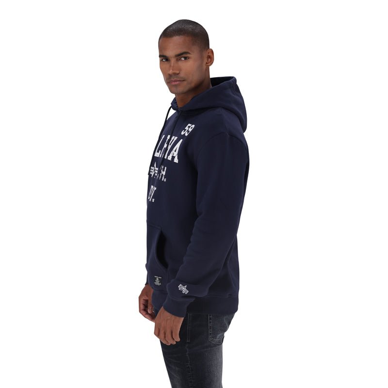 Alpha ATH Dept Hoody Navy - Shazem - MENS HOODYS - ALPHA