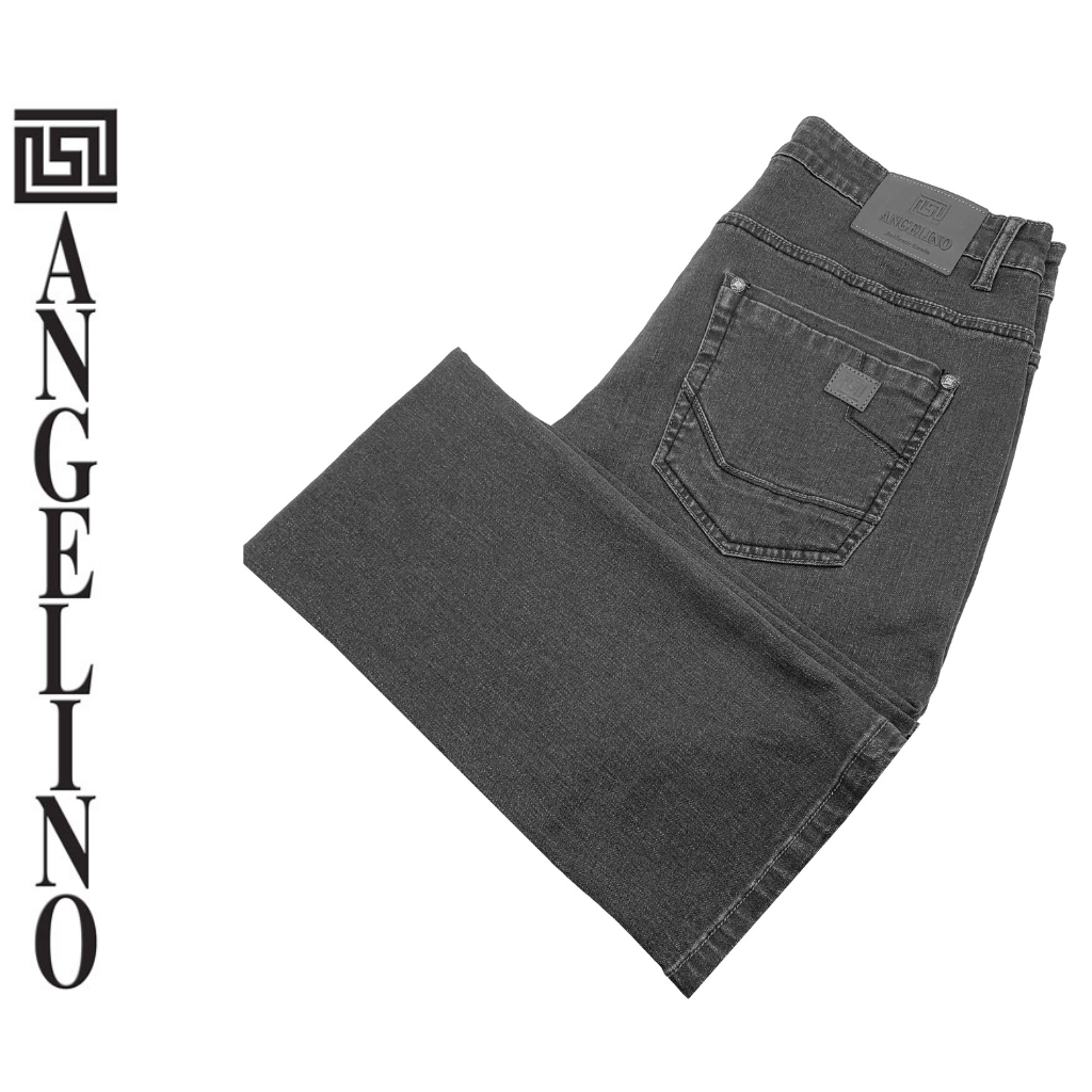 Angelino A19 Classic Jeans Grey - Shazem - MENS JEANS - ANGELINO