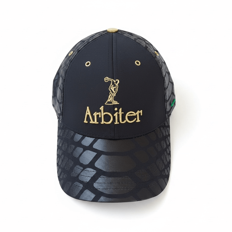 Arbiter Cocco Peak Cap Black - Shazem - UNISEX HEADWEAR - ARBITER