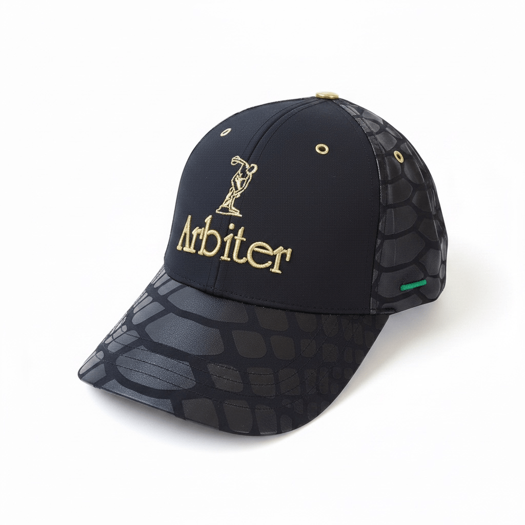 Arbiter Cocco Peak Cap Black - Shazem - UNISEX HEADWEAR - ARBITER