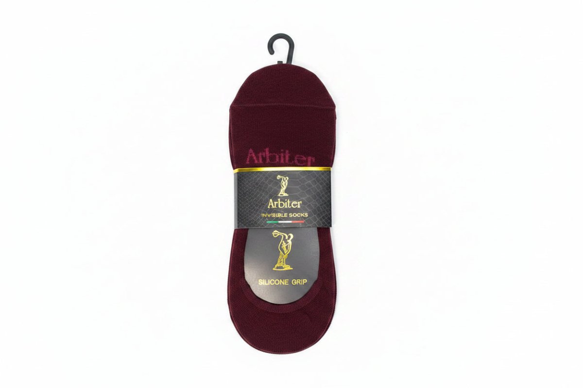 Arbiter Secret Socks Burgandy - Shazem - MENS SOCKS - ARBITER