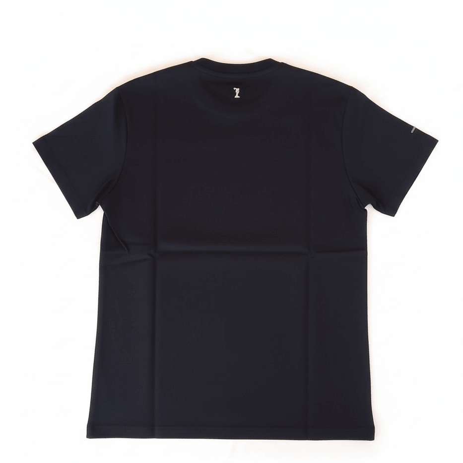 Black Arbiter Vicenzo men's T-shirt with a crew neckline and minimal logo detail, casual and comfortable for everyday wear.