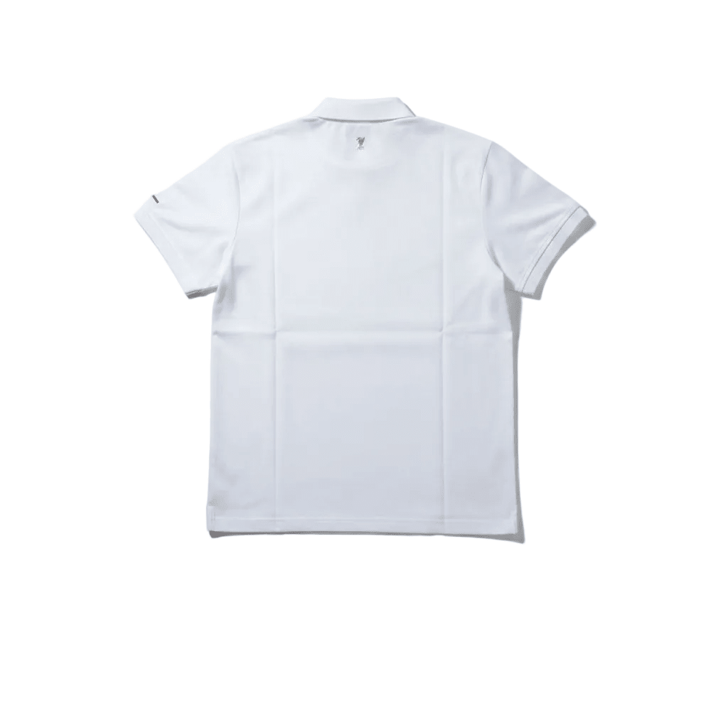 Men's Arbiter Vito Golfer in white, featuring a classic design with a collared shirt and short sleeves, suitable for casual or golf wear.
