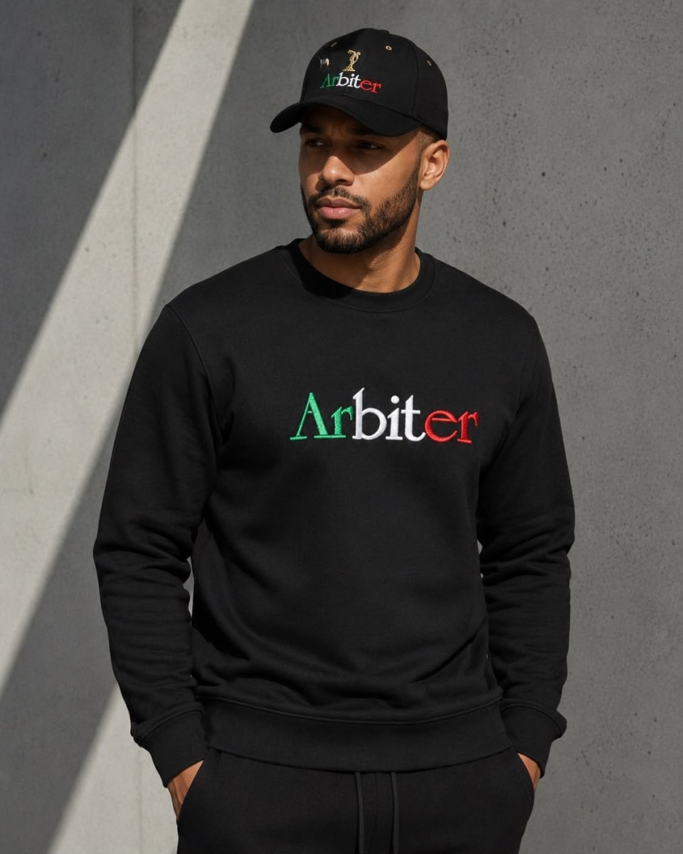 Arbiter Volanti Sweater Black - Shazem - MENS SWEATER - ARBITER