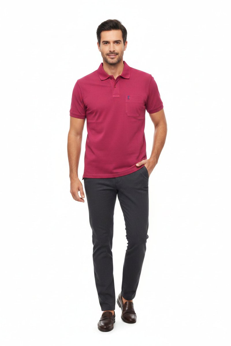Ballantyne Golfer (BX8) Maroon - Shazem - MENS GOLFER - BALLANTYNE