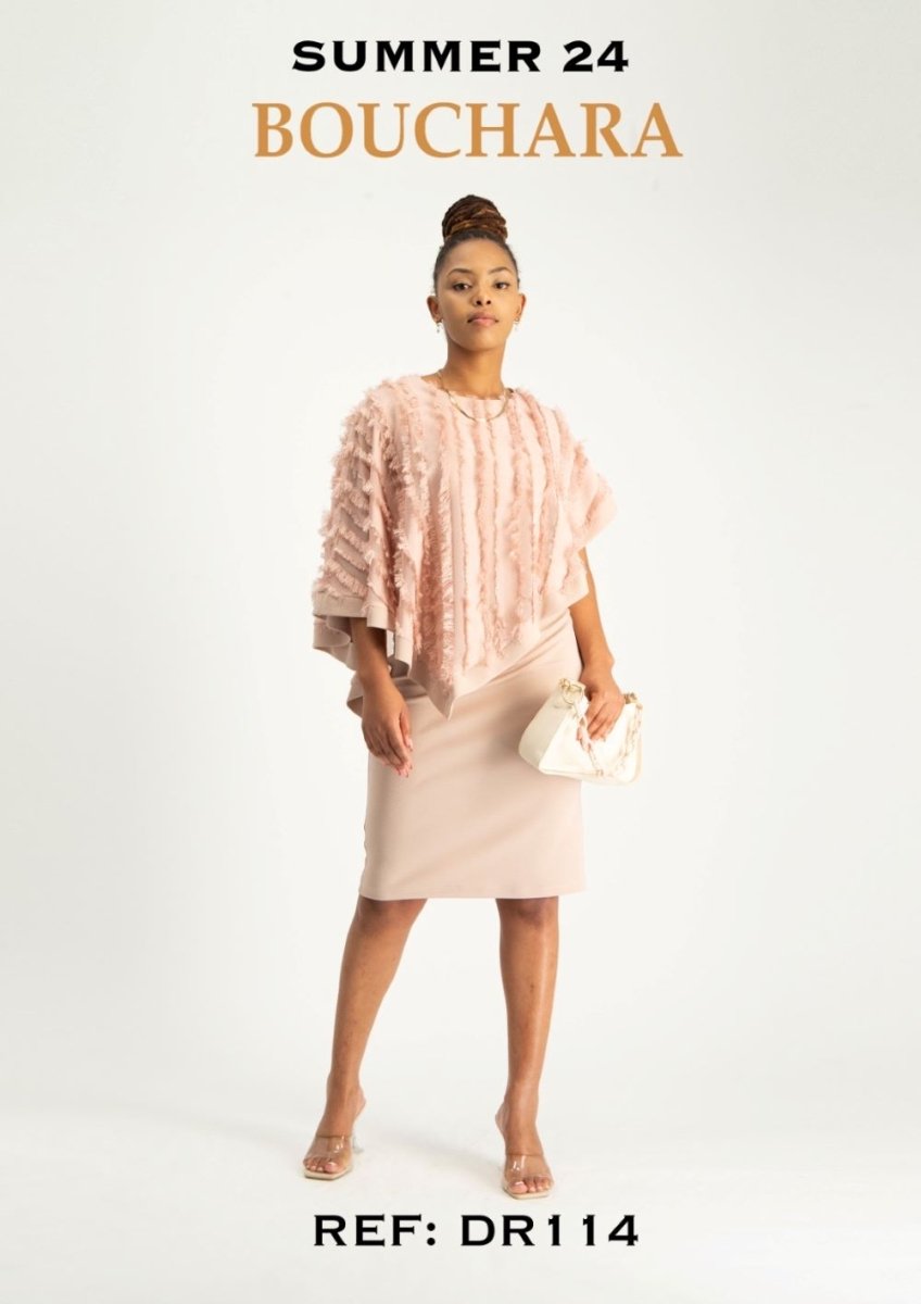 Bouchara DR114 Blush - Shazem - WOMENS DRESSES - BOUCHARA