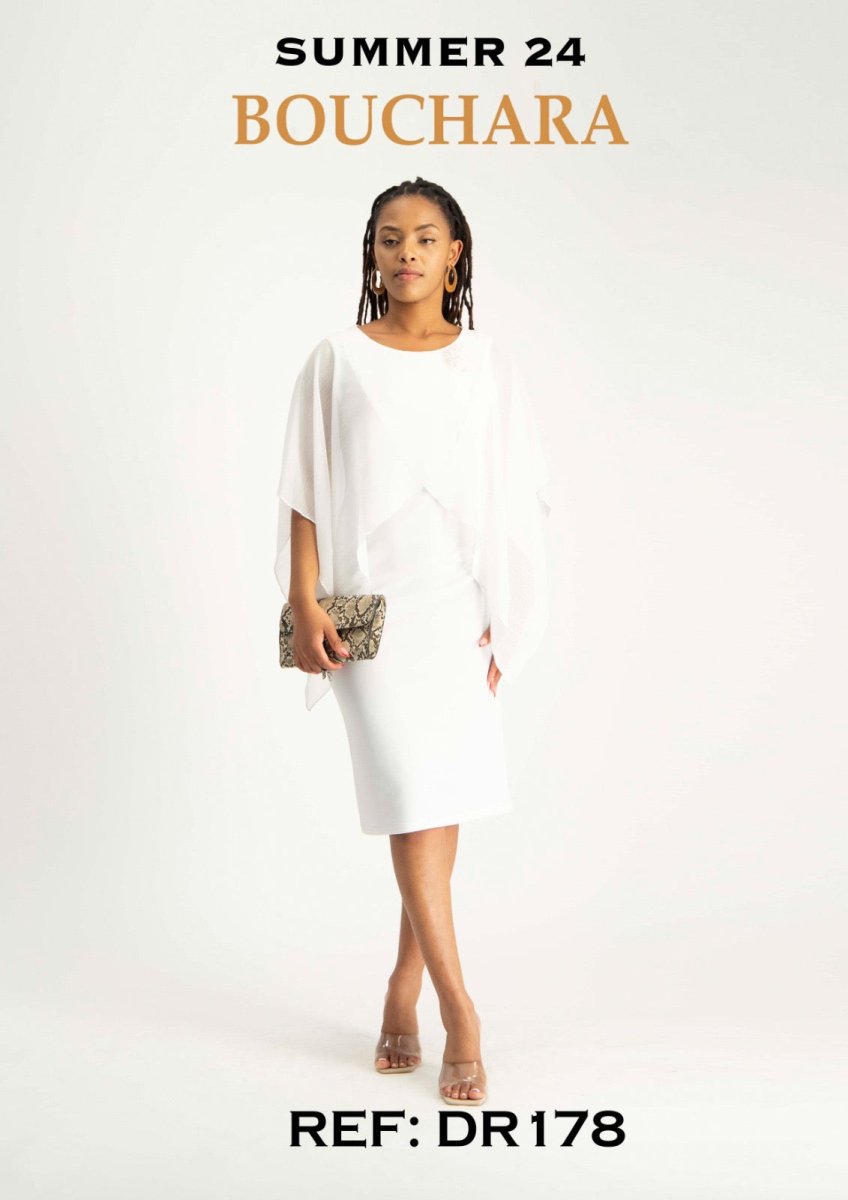 Bouchara DR178 Milk - Shazem - WOMENS DRESSES - BOUCHARA