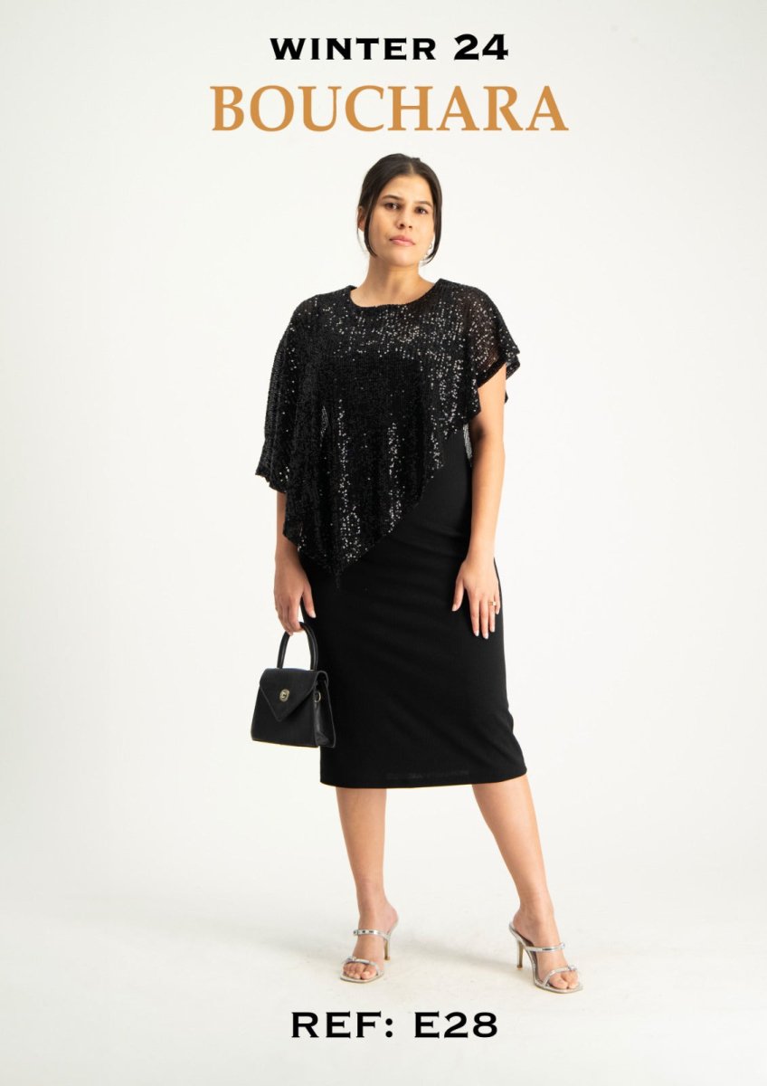 Bouchara E28 Black - Shazem - WOMENS DRESSES - BOUCHARA