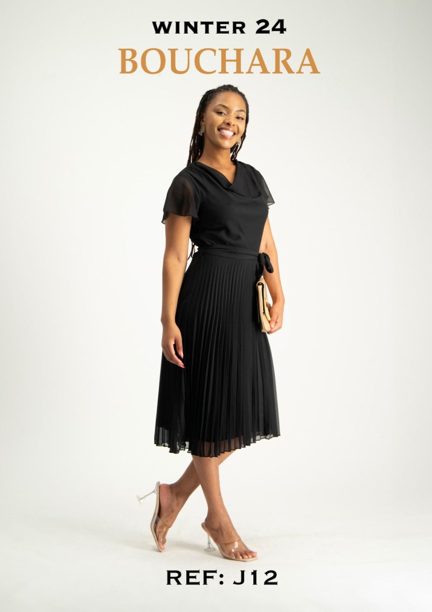 Bouchara J12 Black - Shazem - WOMENS DRESSES - BOUCHARA