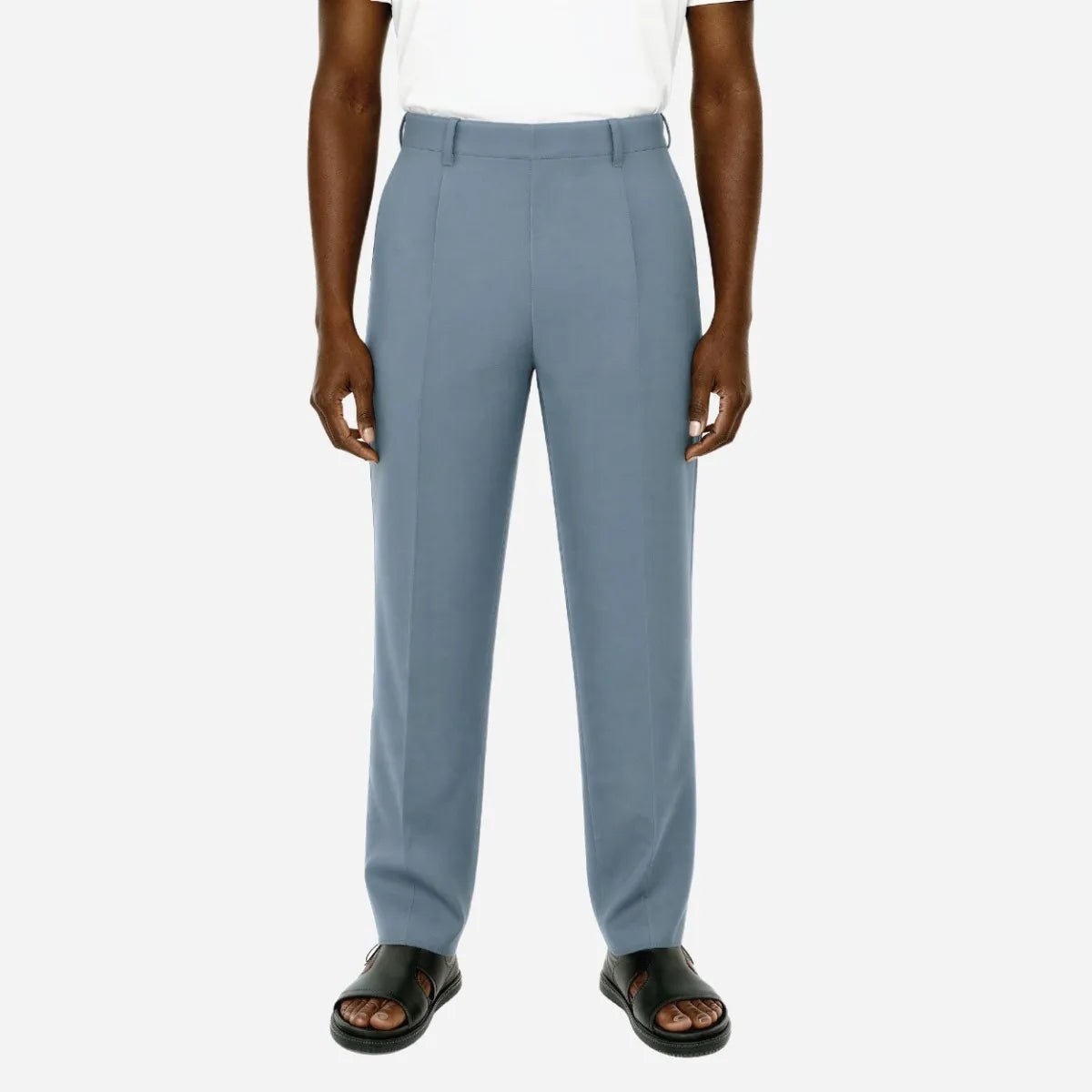 Brentwood Trouser Powder Blue - Shazem - MENS FORMAL PANTS - BRENTWOOD