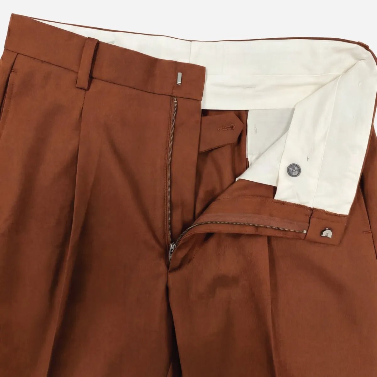 Brentwood Trouser Rust - Shazem - MENS FORMAL PANTS - BRENTWOOD