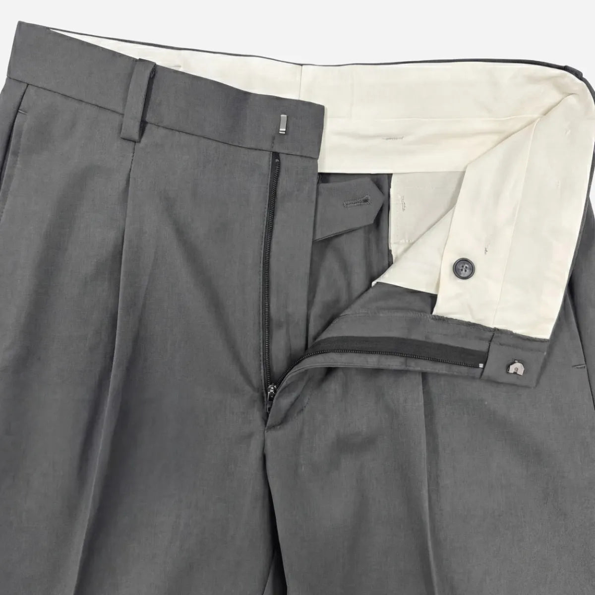 Brentwood Trouser Silver Grey - Shazem - MENS FORMAL PANTS - BRENTWOOD