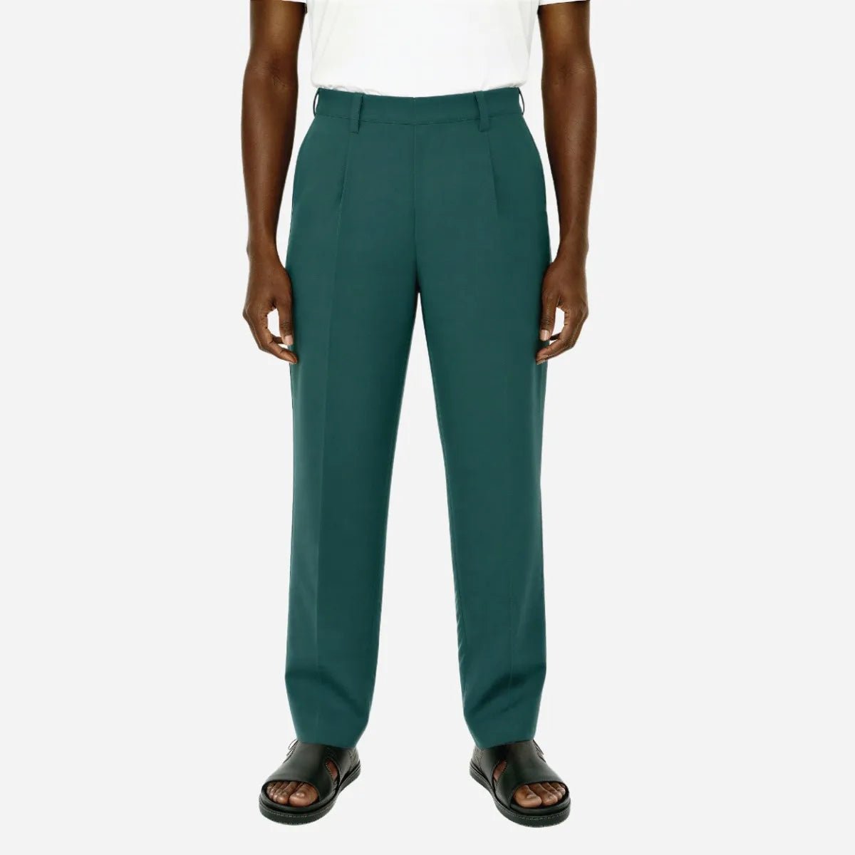 Brentwood Trouser Teal - Shazem - MENS FORMAL PANTS - BRENTWOOD