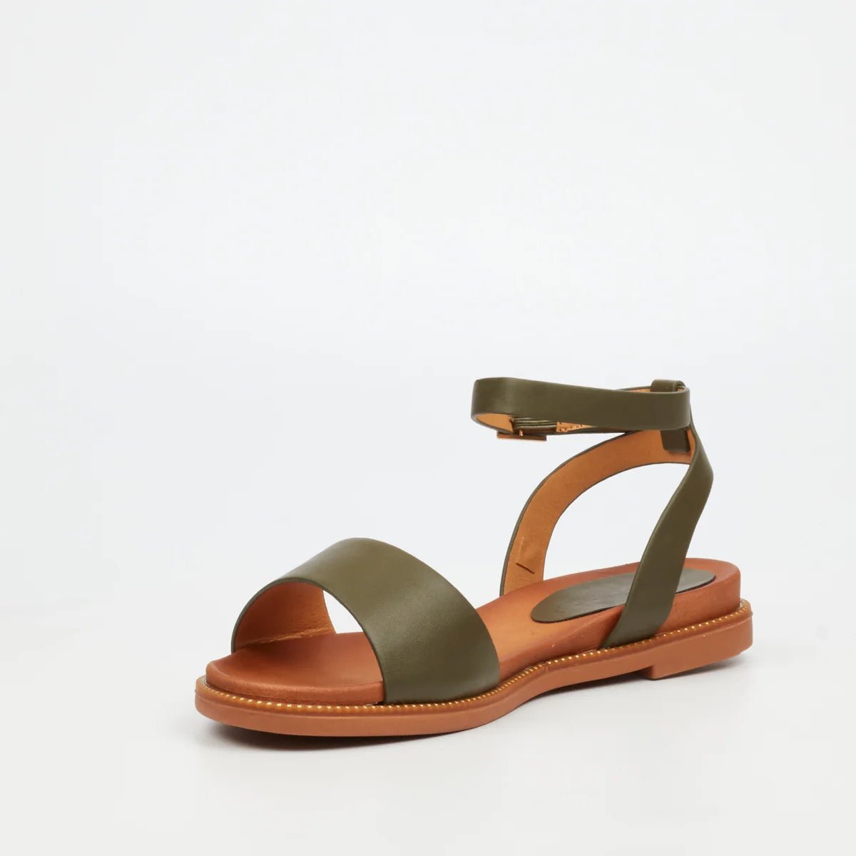 Butterfly Ellie 1 Sandal Olive - Shazem - WOMENS SANDALS - BUTTERFLY FEET